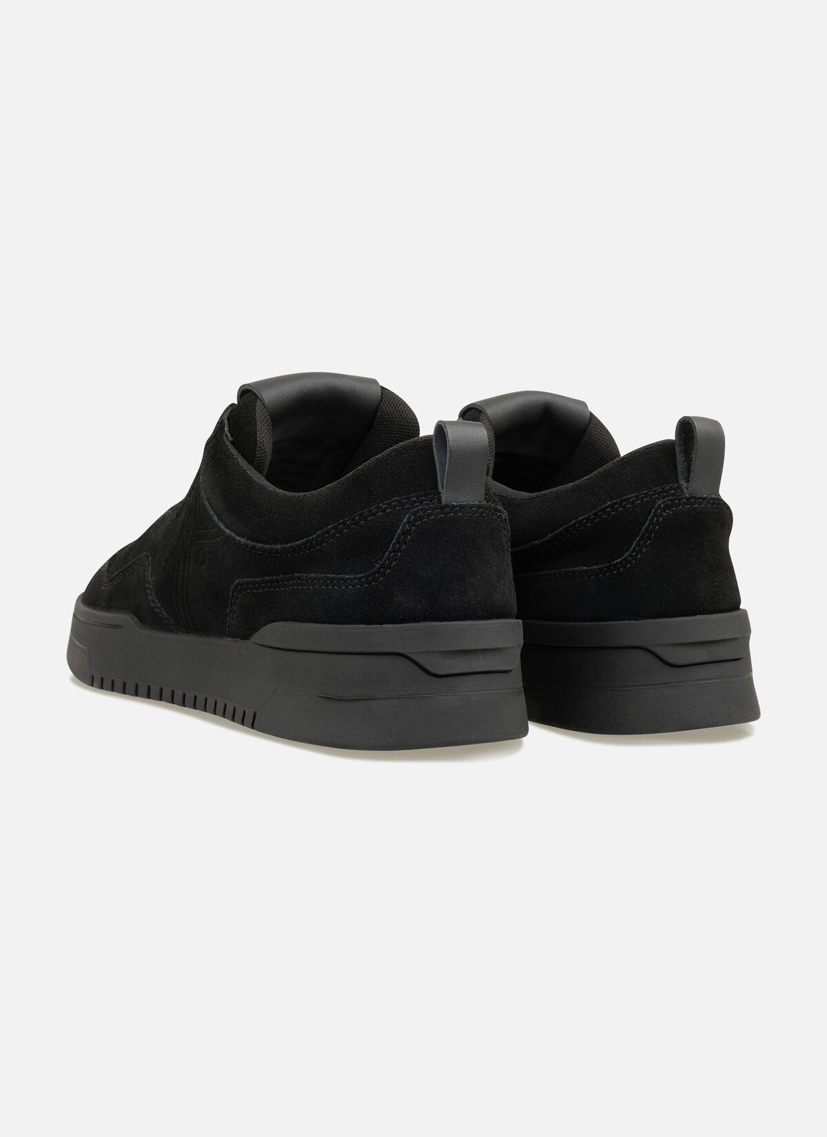 Off The Pitch Fullstop Suede Sneakers Heren Zwart