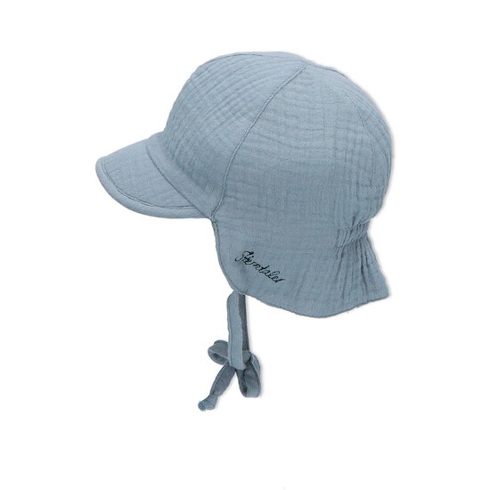 Casquette saharienne réversible   Bleu/Vert        de               Sterntaler