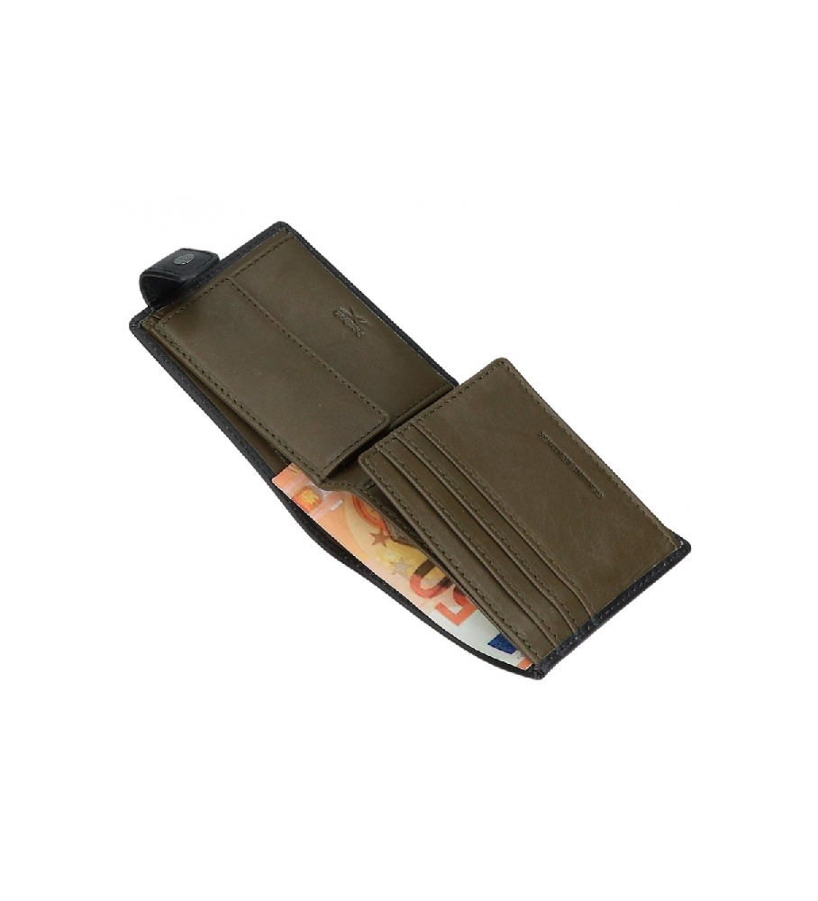 Carteira horizontal Reebok Switch com fecho de encaixe, preta
