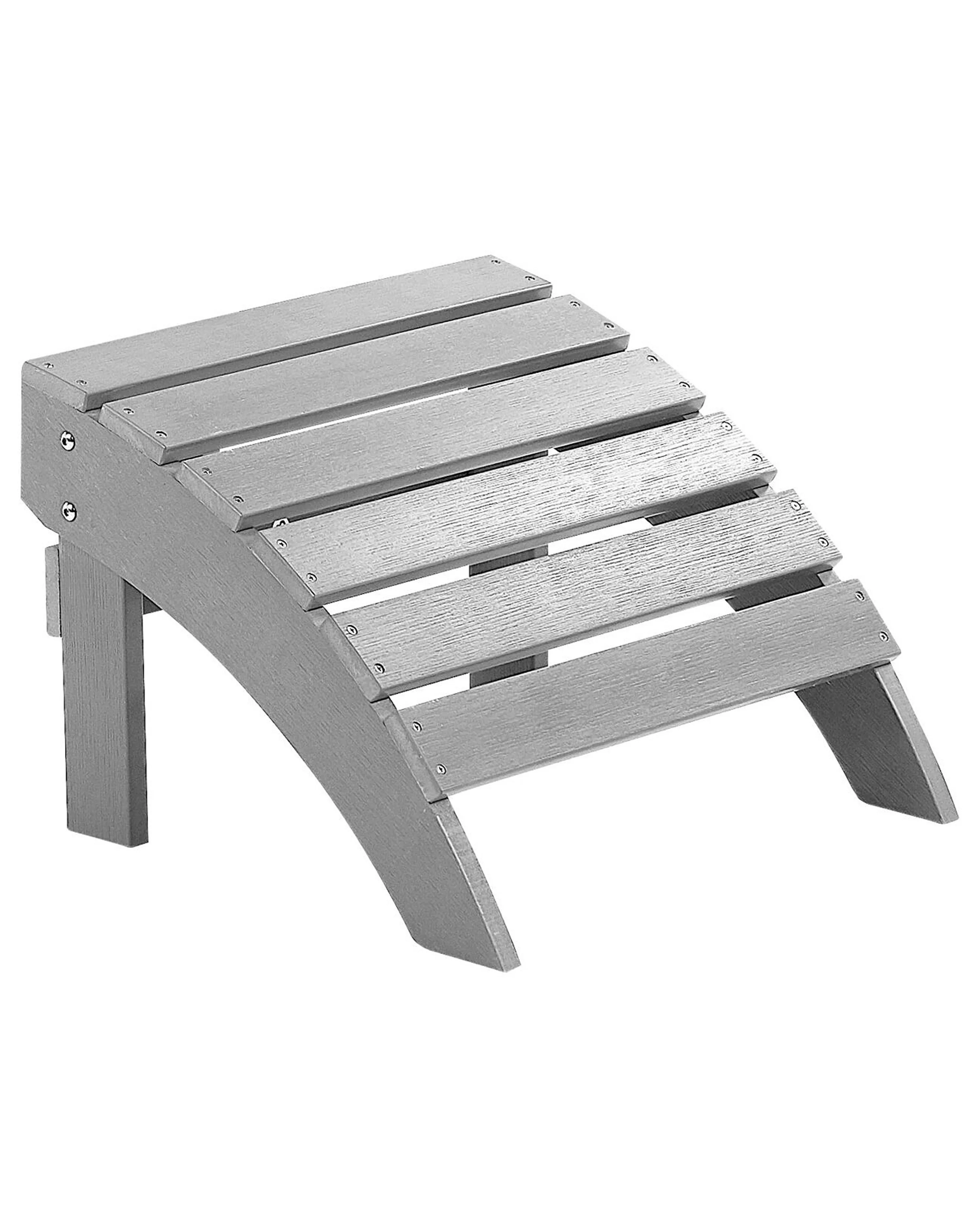 Tuinstoel ADIRONDACK met voetenbank Lichtgrijs
