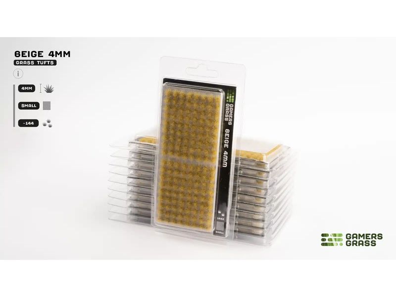 GamersGrass Tufts Small Beige 4 mm Hochwertige Tufts für den Gelände- und Miniaturenbau
