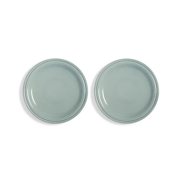 &klevering - Mochi Teller, Ø 22,5 cm, hellblau (2er-Set)