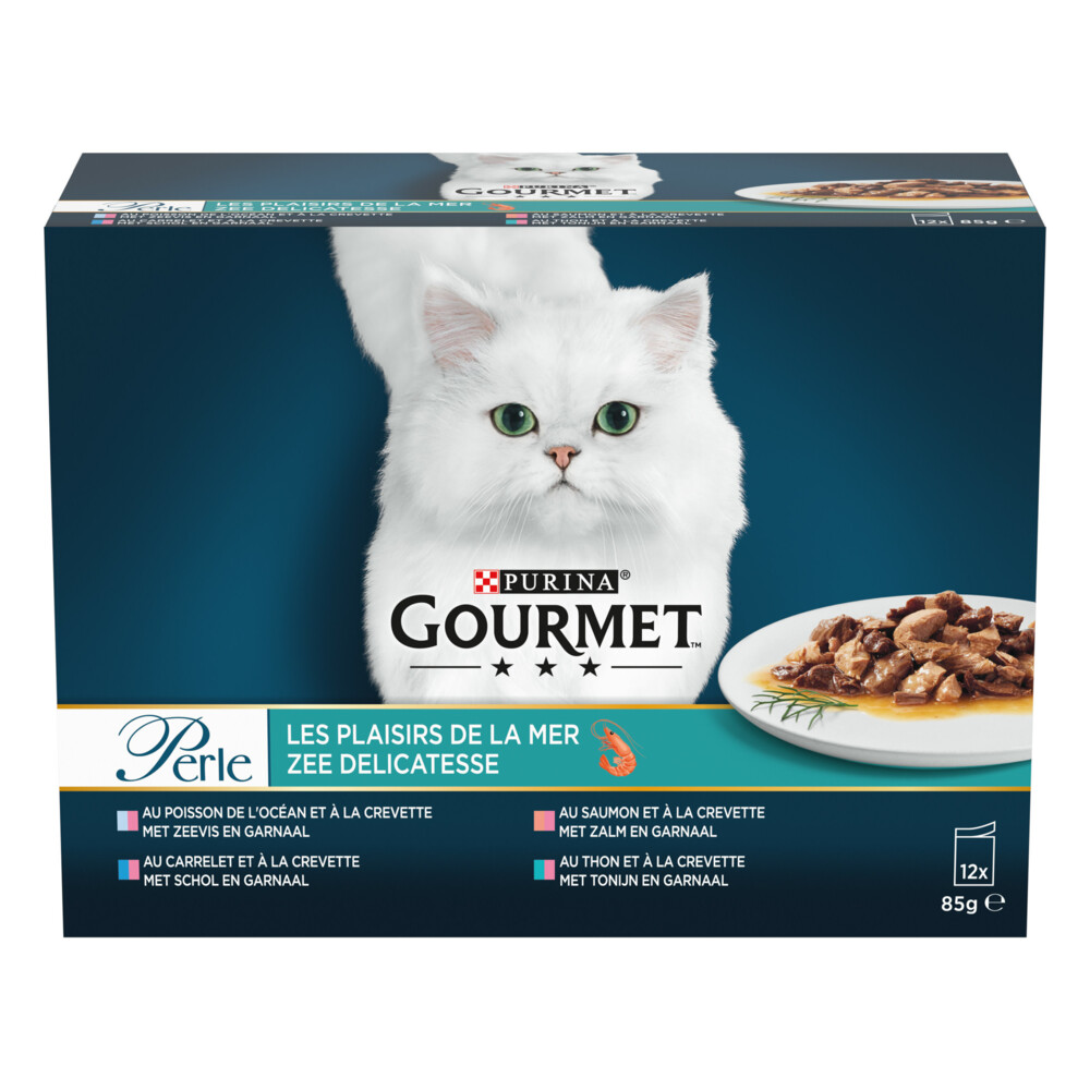Gourmet Perle Multipack Zee Delicatesse in Saus12 x 85 gr