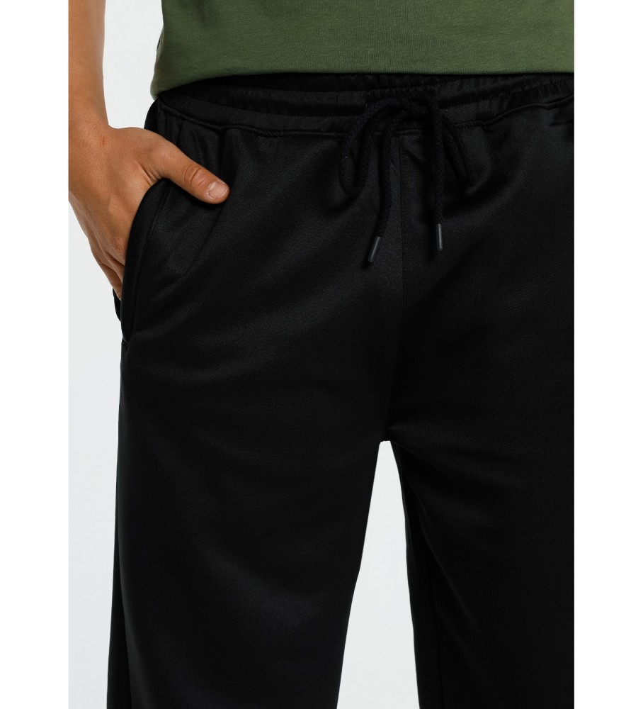 Calça de moletom preta Six Valves Naughty