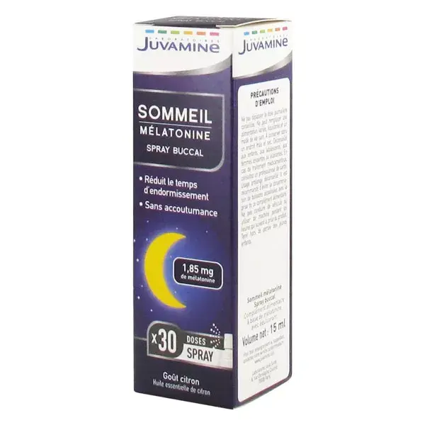 Juvamine Sommeil Mélatonine Spray Buccal 15ml