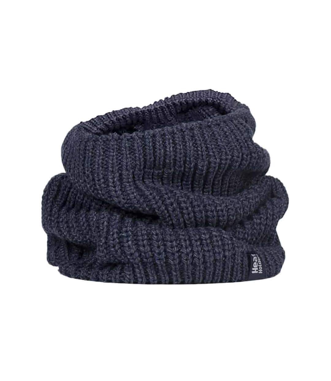 Cache-Cou Homme Épais Tricot avec Doublé Polaire