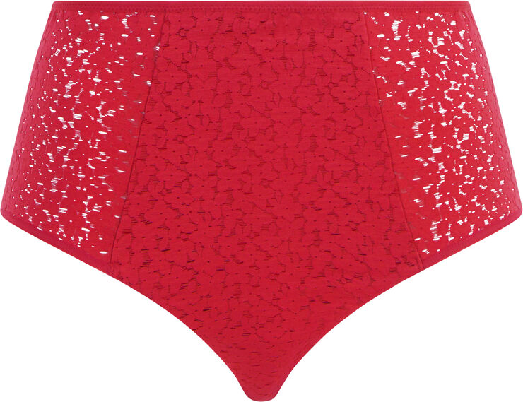 Chantelle Norah High Waist Full Brief Poppy red