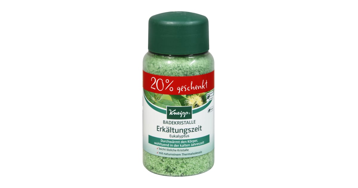 KNEIPP Badekristalle Erkältung Eukalyptus