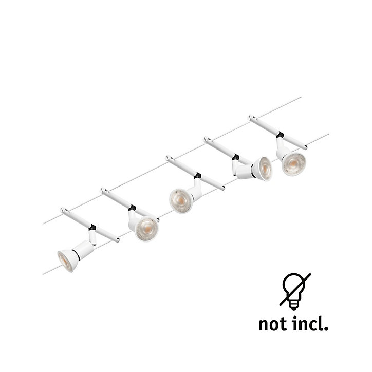 Kit cable Set Salt 5 spots GU5,3 5W 60VA 5m Paulmann blanc