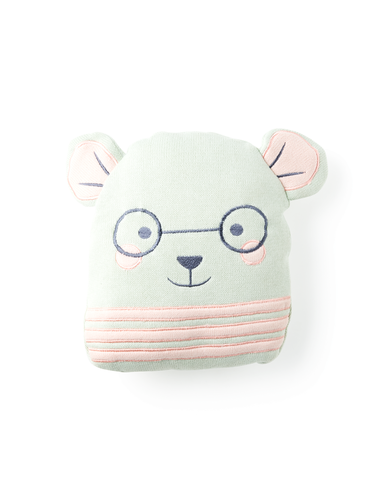 Pyntepude | Bomuld. 26 x 30 cm. | Dusty Green, Rose
