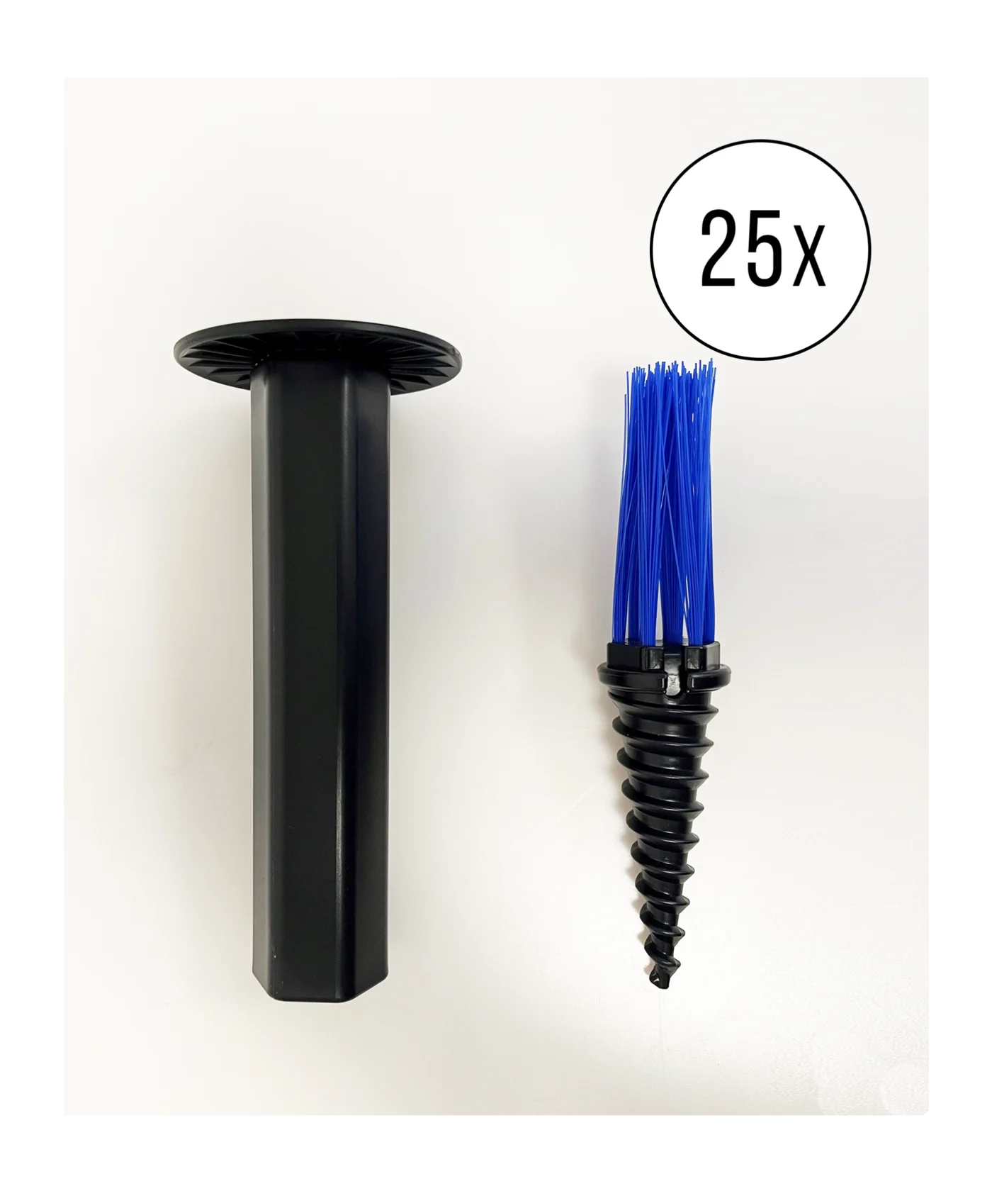 Cawila Einmesshilfe PITCH 25er Set Blau | Markierungshilfe für Fußballplätze