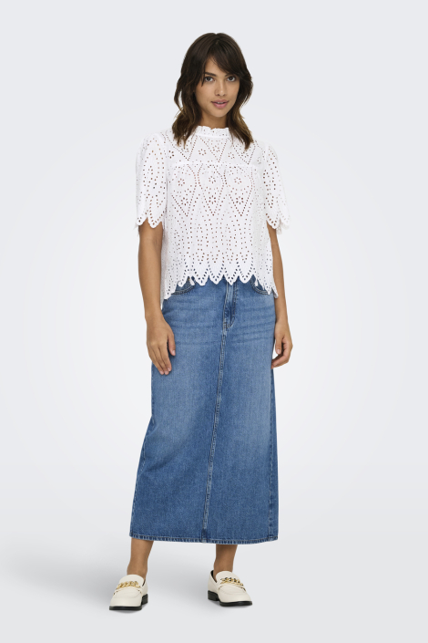 Only witte dames t-shirt