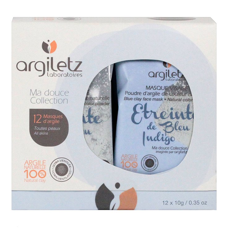 Ma douce collection masque 12x10g étreinte de bleu indigo