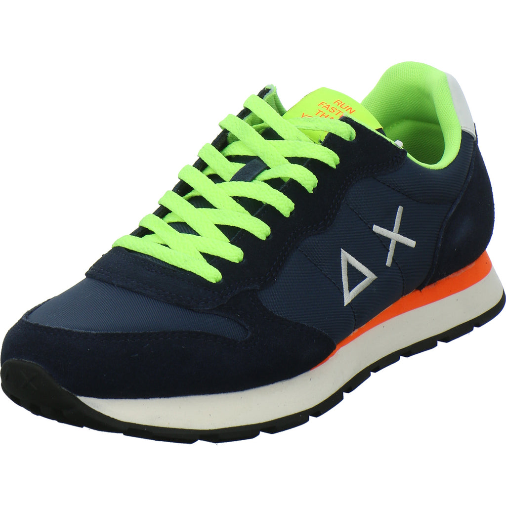 SUN68 Sneaker Herren Tom Fluo Blau-kombi