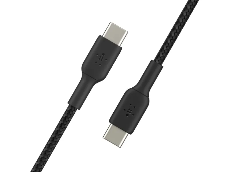 Belkin BoostCharge - USB-kabel - 24 pin USB-C (han) til 24 pin USB-C (han) - 1 m - sort