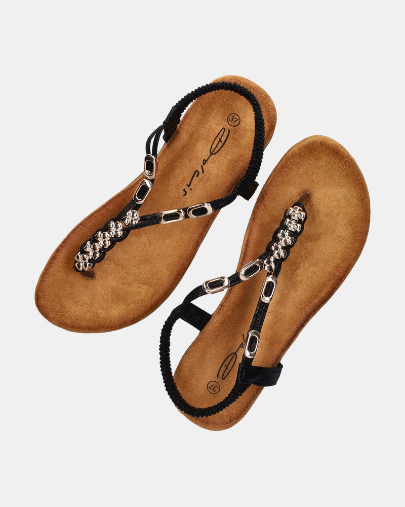 Dolcis Sandalen  - zwart