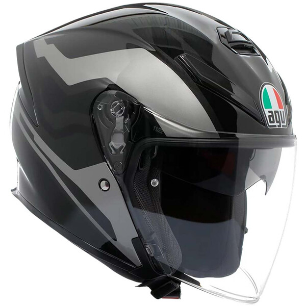 AGV - Casque K5 Jet Evo Tune Noir / Gris