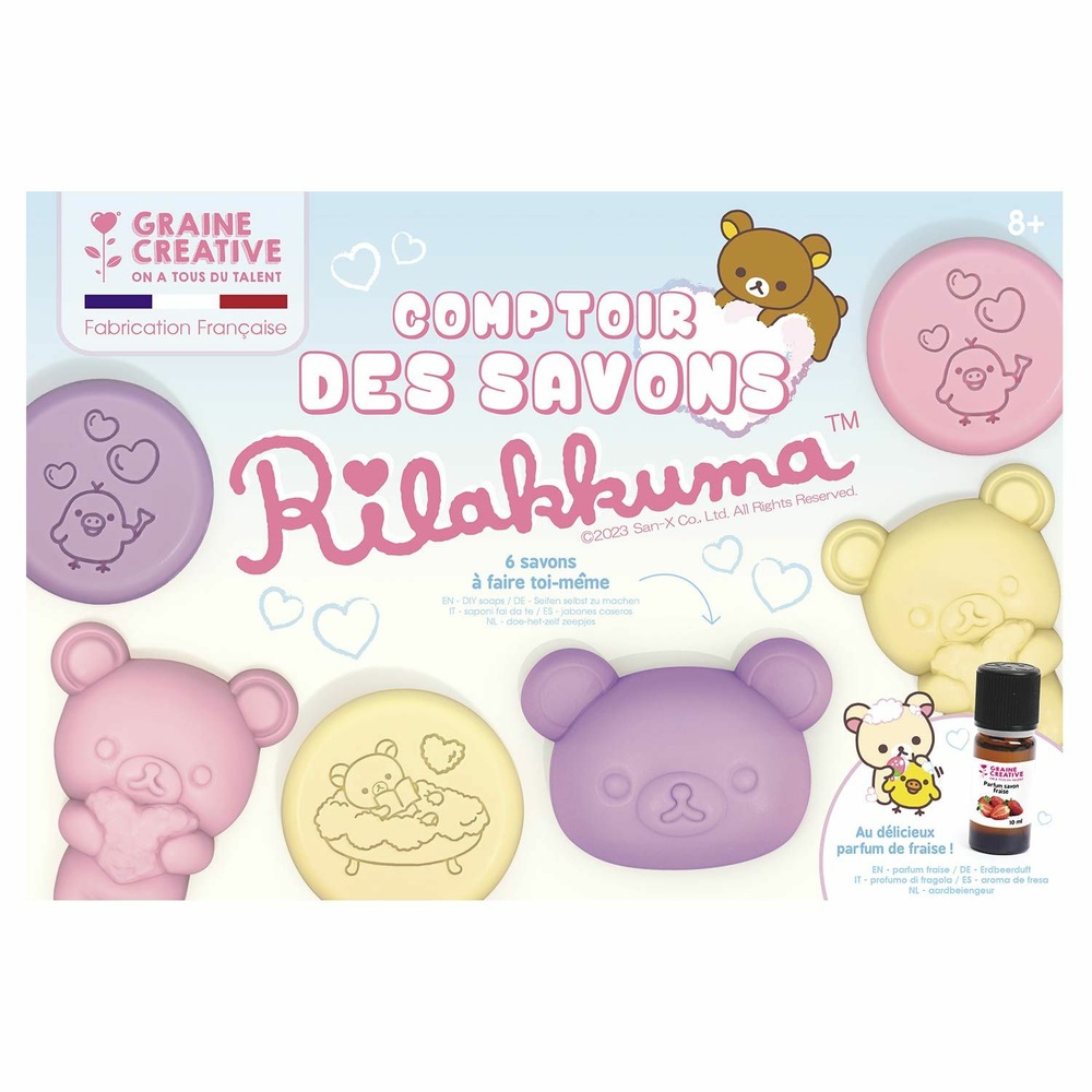 Coffret savons diy rilakkuma