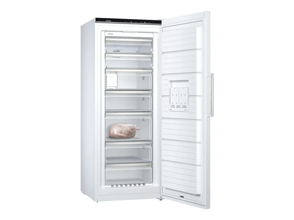 [OUTLET] - Siemens iQ500 GS54NAWCV - Fryser - stående - bredde: 70 cm - dybde: 78 cm - højde: 176 cm - 328 liter - Klasse C - hvid