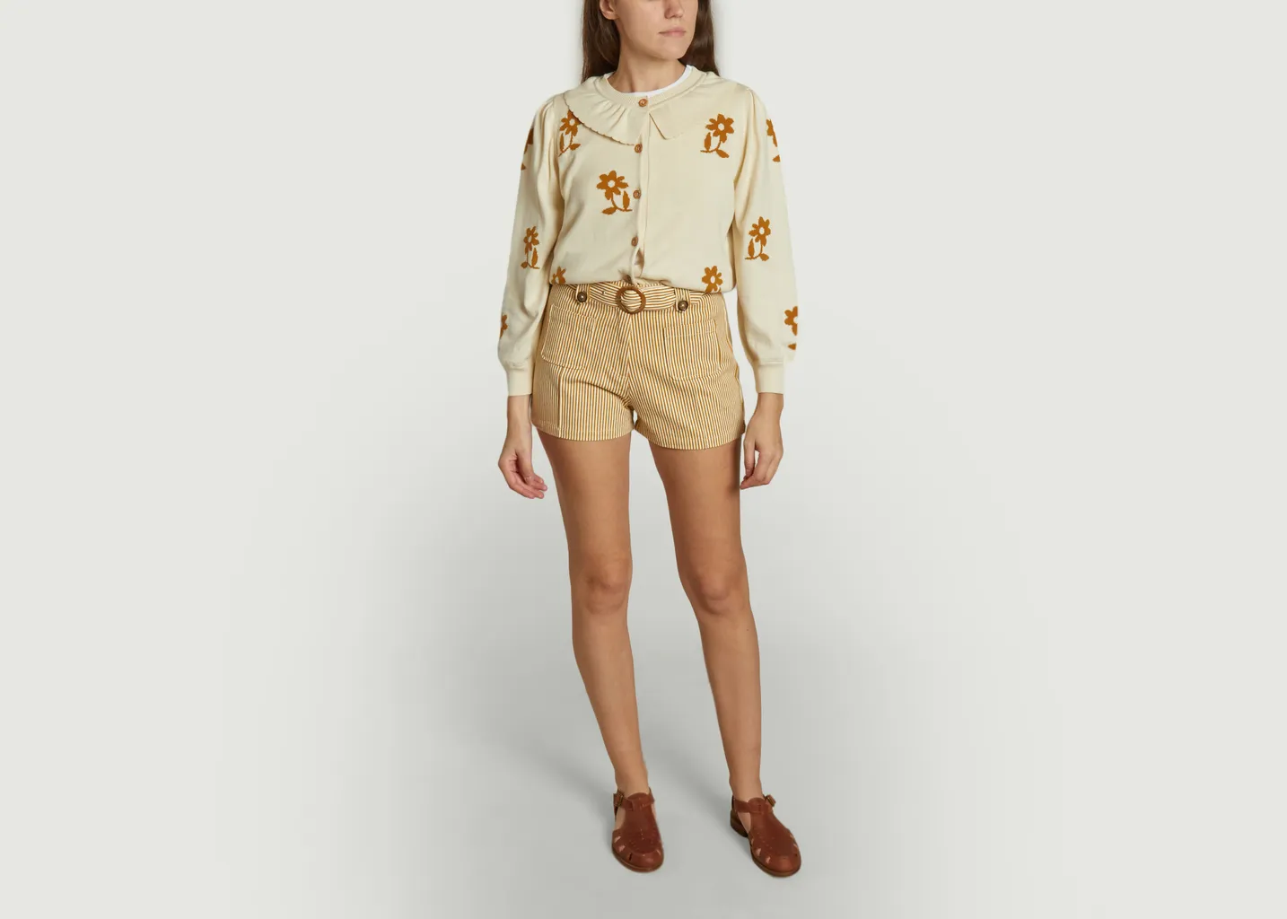 Short rayure miel Emile & Ida