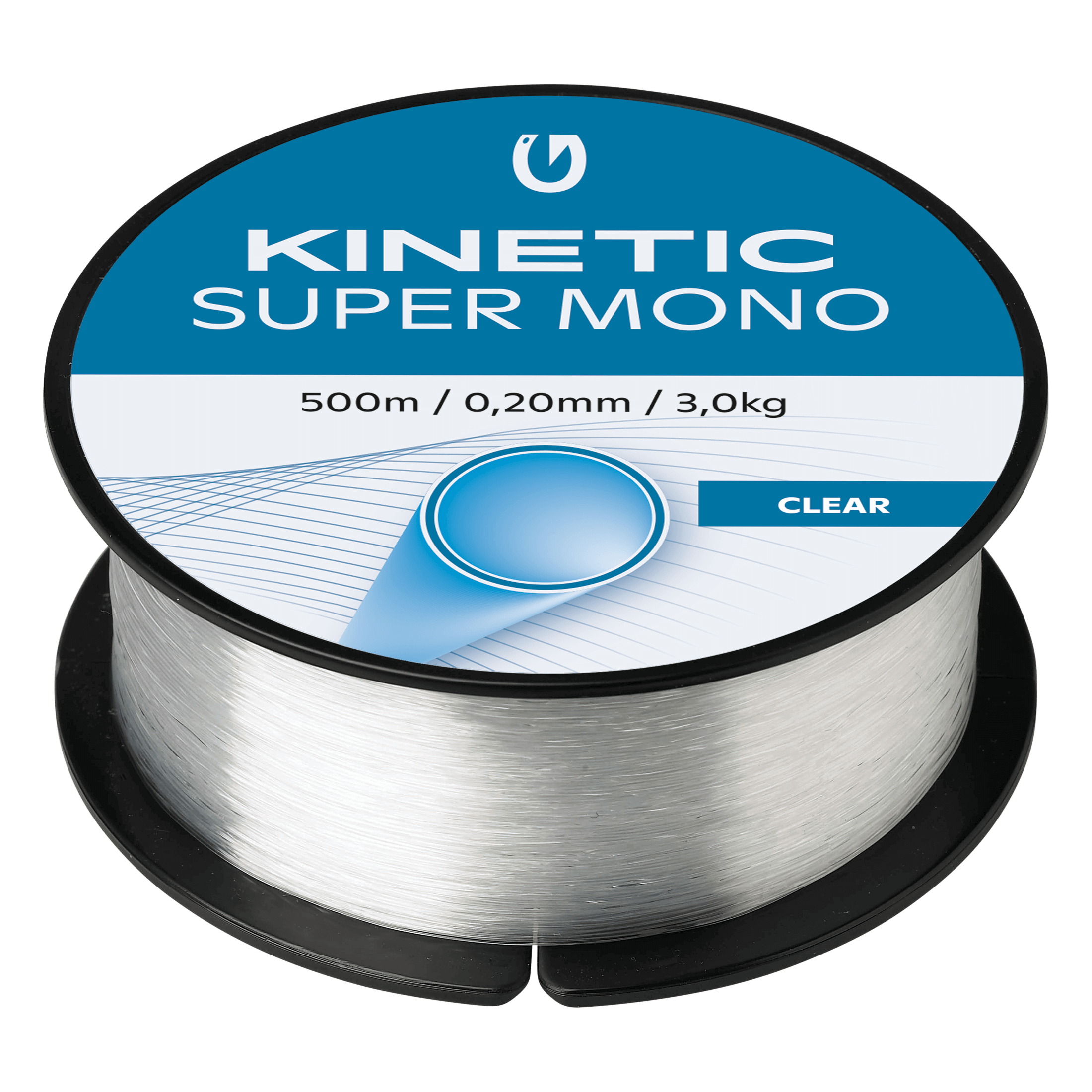 Kinetic Super Mono 0,20mm 500m 3 kg - Fiskesene og snører
