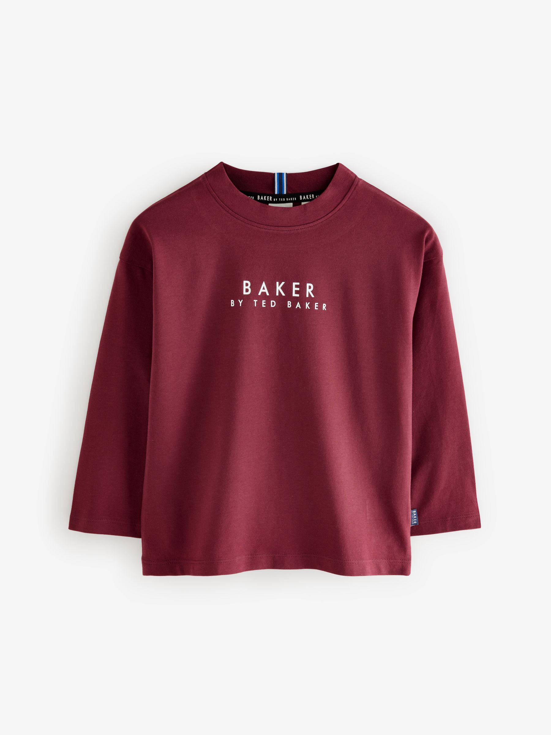 Multi - Baker by Ted Baker Cotton Long Sleeve T-Shirts 3 Pack