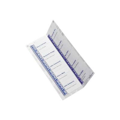Durable - 200 Cartes prédécoupées pour badges 54 x 90 mm