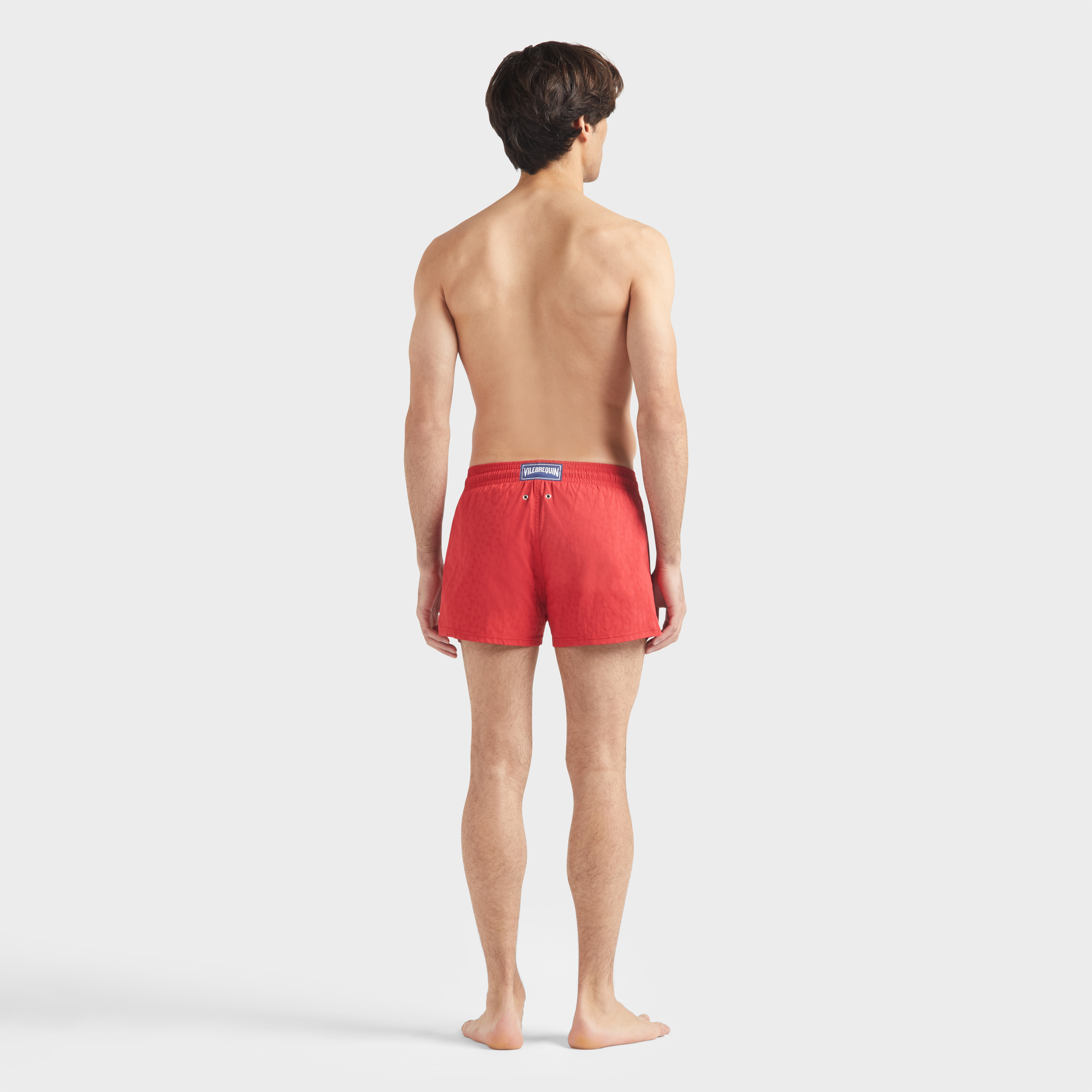 Maillot de Bain Court Homme Tortues Jacquard