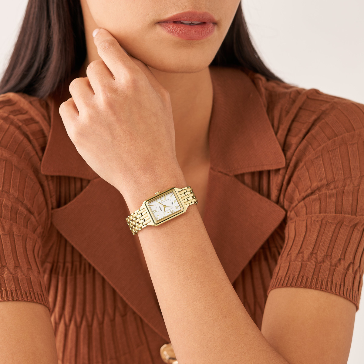 Montre FOSSIL raquel femme bracelet acier inoxydable doré