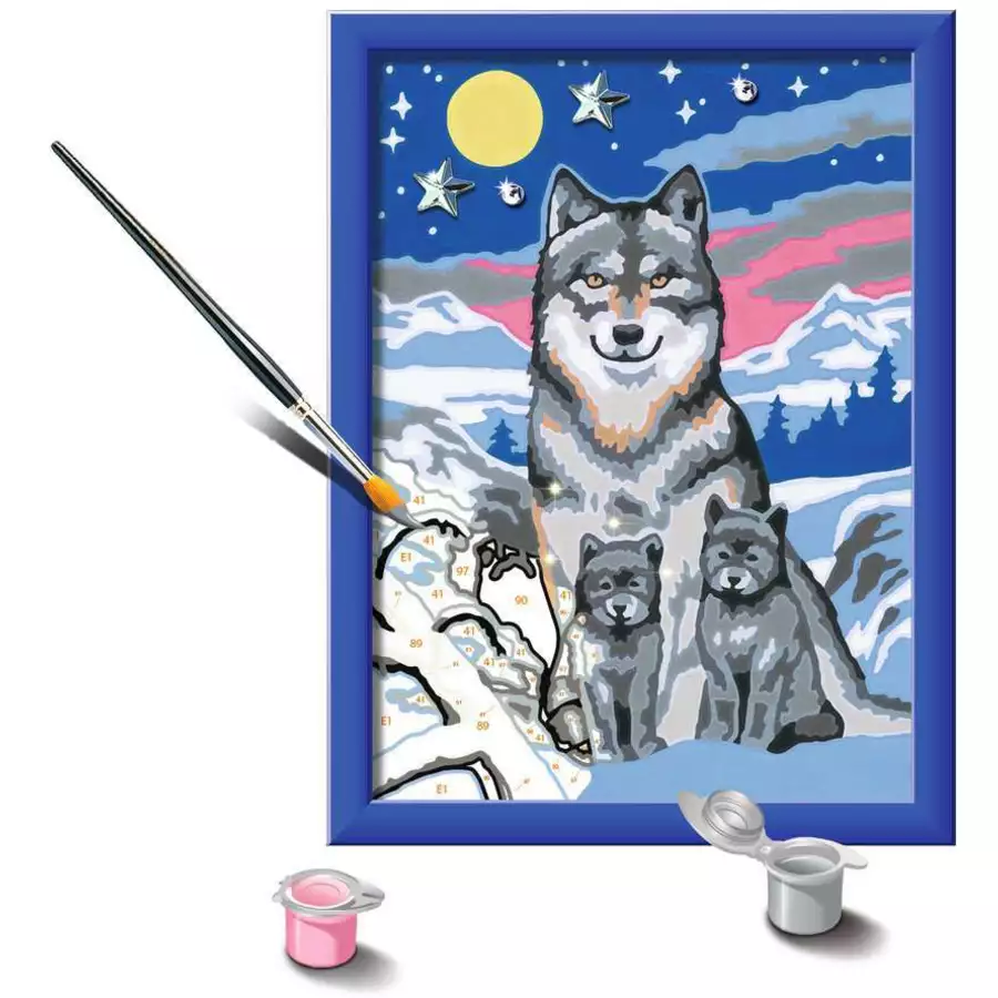 Ravensburger Süße Wolfsfamilie bunt