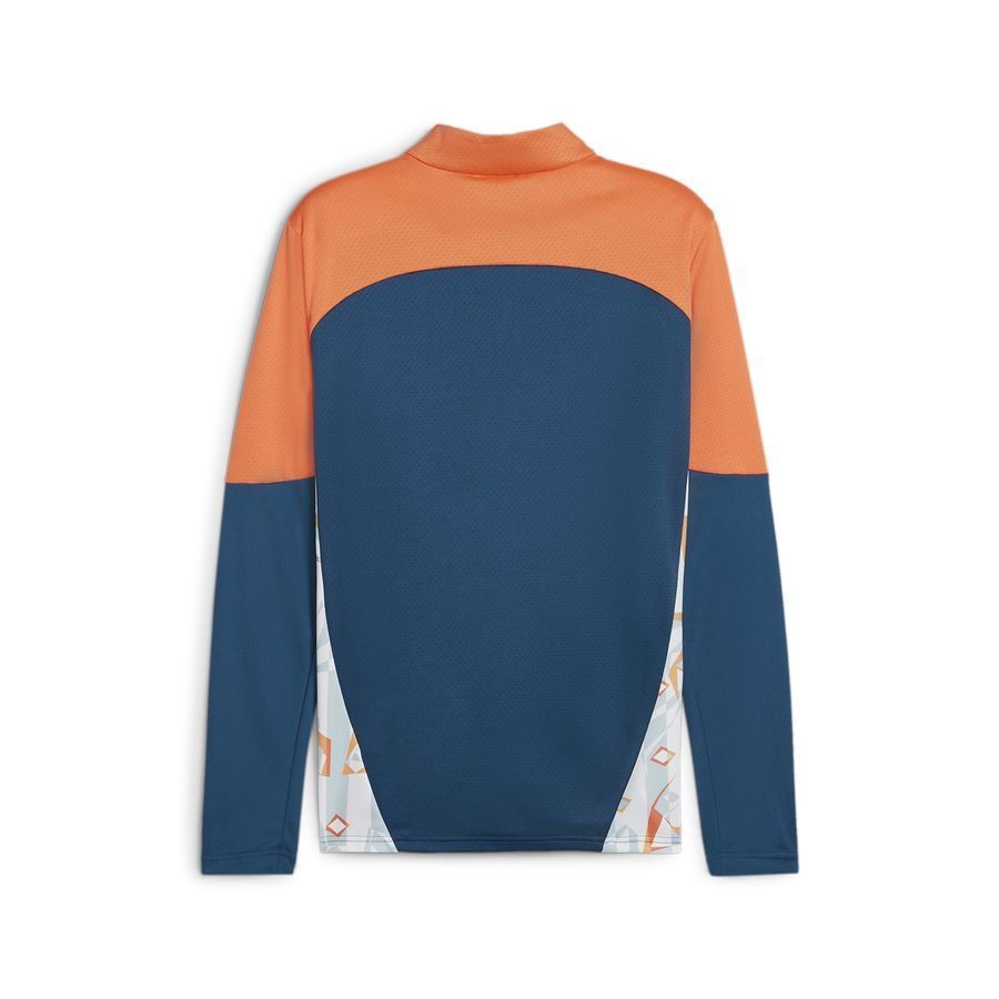 PUMA Maillot d'Entraînement Fermeture Éclair 1/4 NJR Creativity - Ocean Tropic/Hot Heat