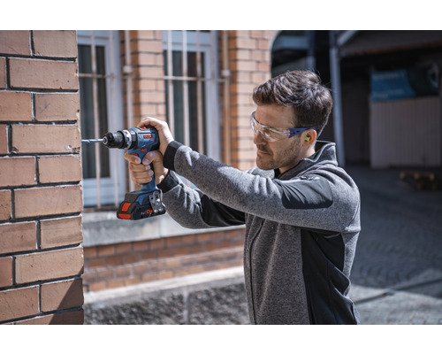Bosch Professional GSB 18V-90 C accu-klopboormachine, zonder accu en lader, inclusief L-BOXX 136