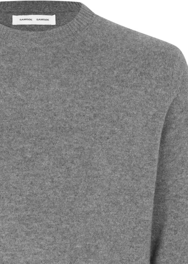 Samsøe Samsøe Nobis crew neck 6304 Grey mel.