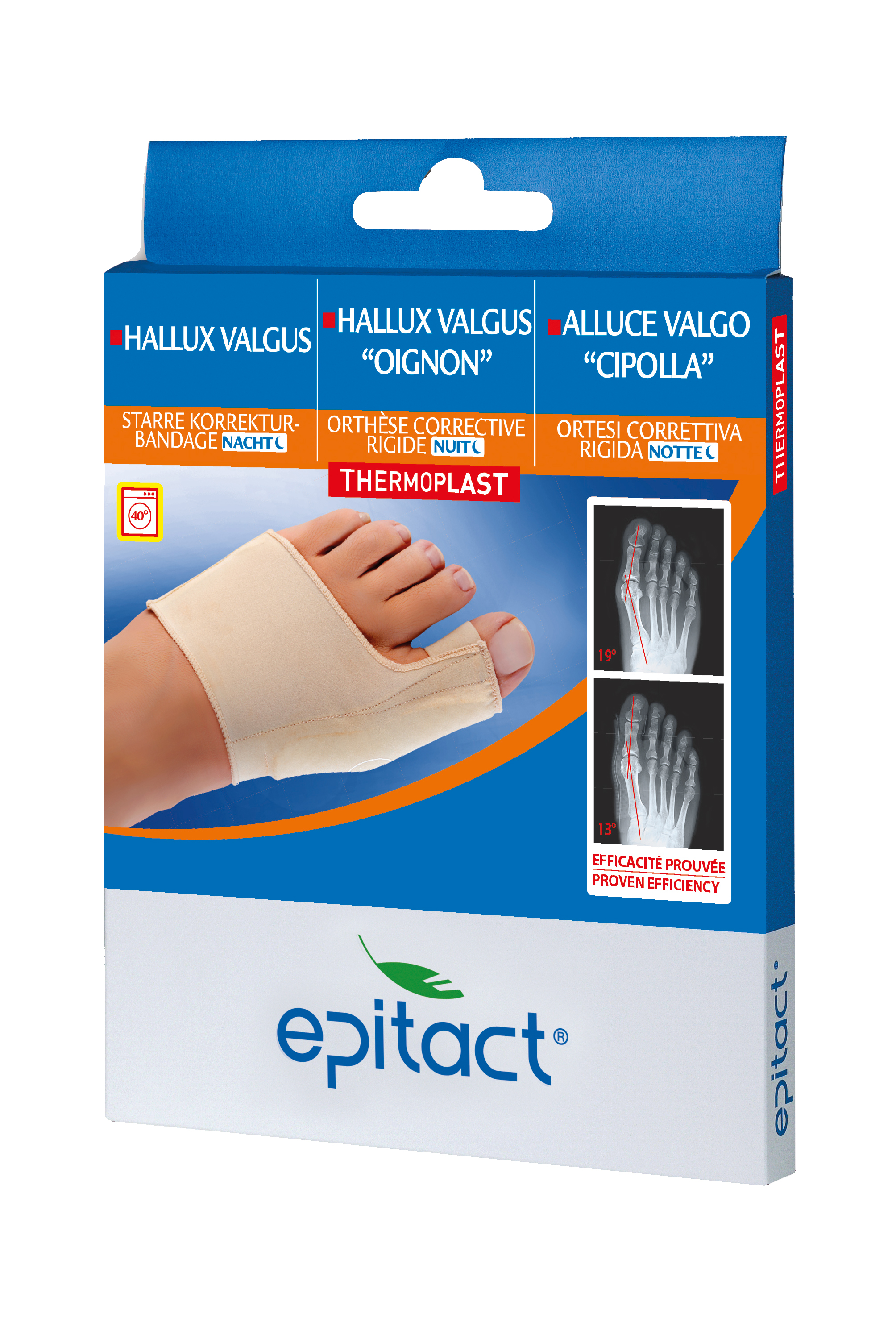 Epitact starre Korrekturbandage Hallux Valgus NACHT<br>1 Stück, L 23-24.5cm