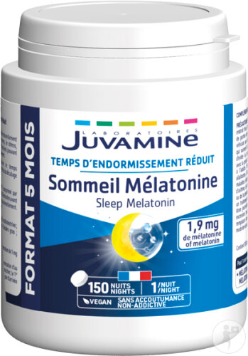 Juvamine Sommeil Mélatonine 150 Comprimés