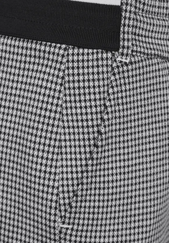Minirock im Jacquardstil - Black