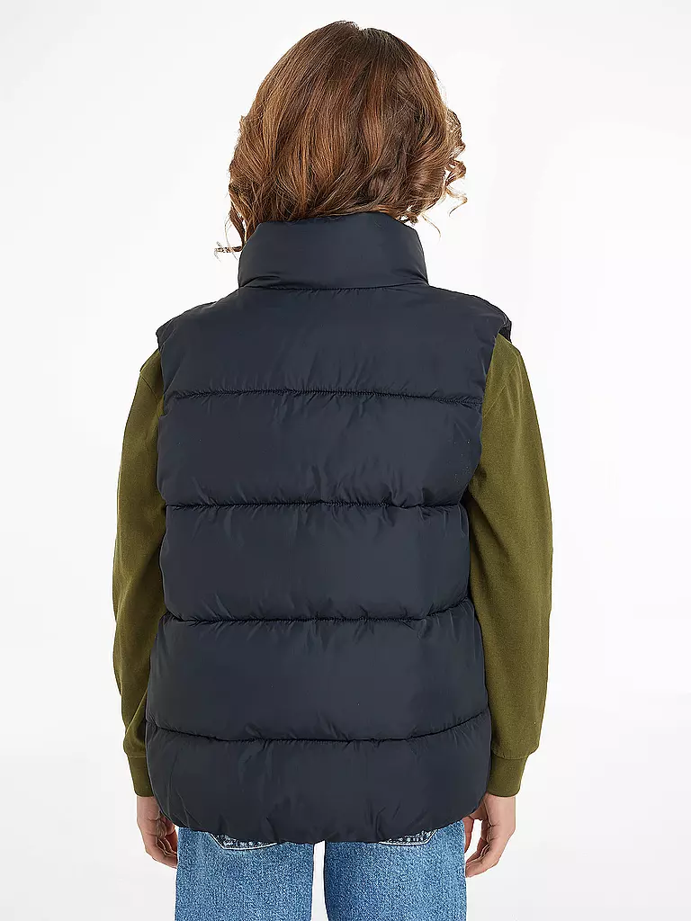TOMMY HILFIGER Jungen Steppgilet dunkelblau