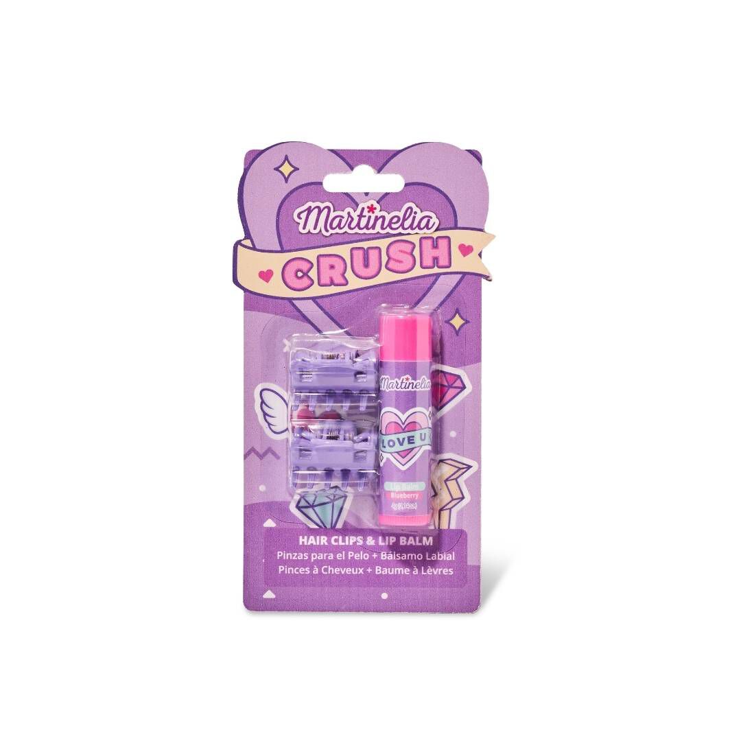 MARTINELIA Conjunto Molas para o cabelo e bálsamo labial - 1un