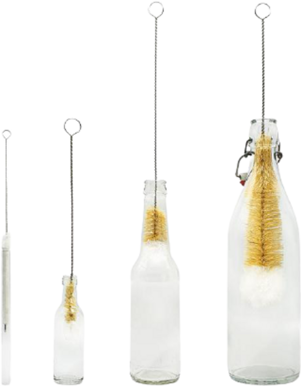 Bambaw  Set Flaschenbürsten, 4 Stk