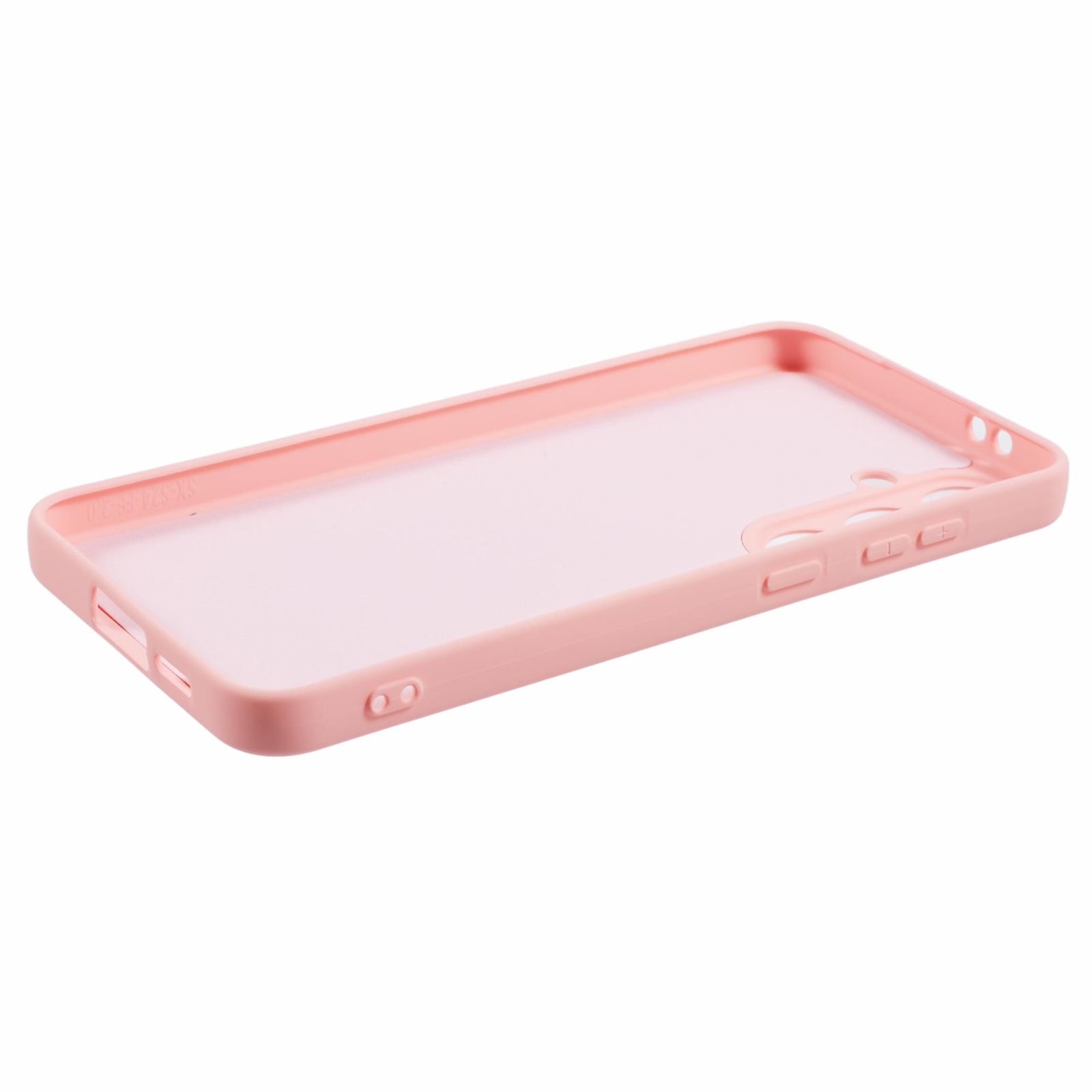Samsung Galaxy S24 FE Gummi Case Hülle mit Kameraschutz - Rosa (Matt)