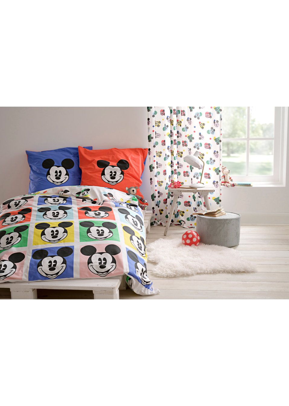 Panneau coton  Mickey Mouse (1 pce.)