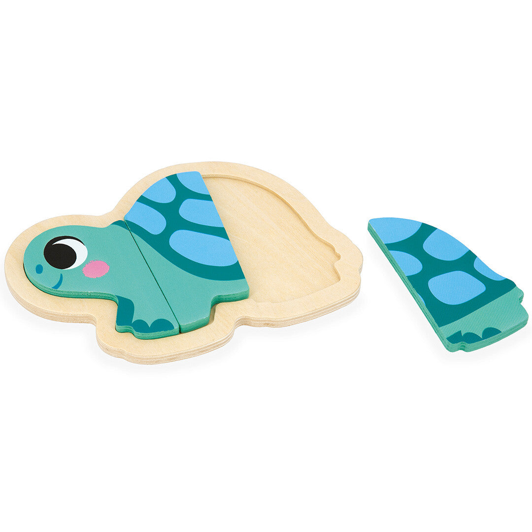 Janod puzzel dieren in de tuin - 2, 3, 4, 5st