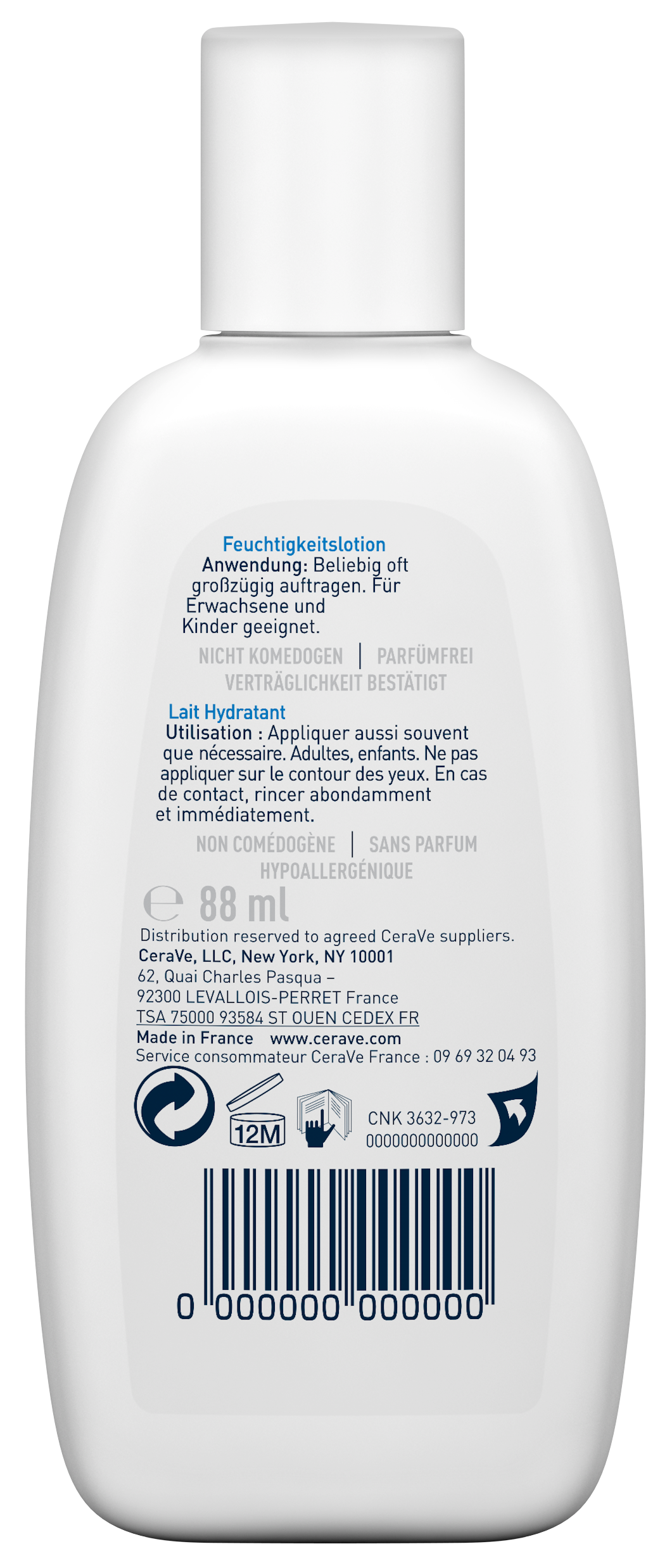 CERAVE Feuchtigkeitslotion<br>88 ml, Flasche