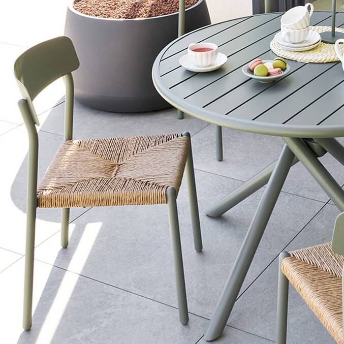 Chaise de jardin WISTTY Vert Laurier