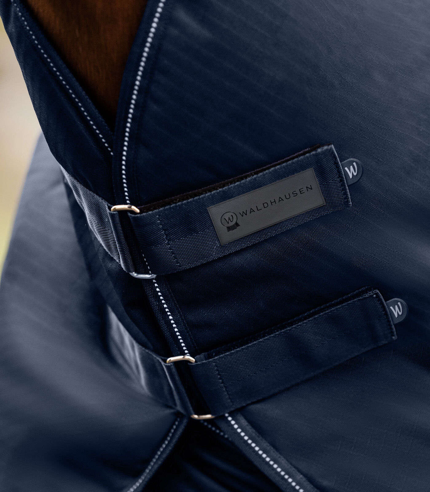 Waldhausen Nordic/Scandic - Hals Winterdeken Paard - Blauw - Pony
