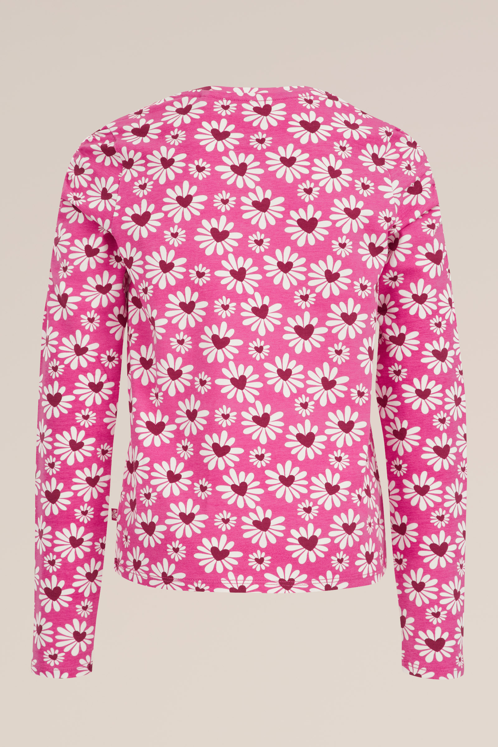 Meisjes T-shirt met dessin WE Fashion Roze