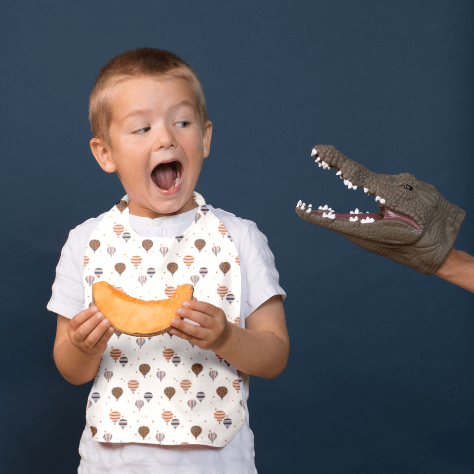 Serviette Enfant Élastique Montgolfiere