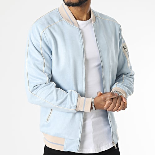 Veste Bomber Bleu Clair