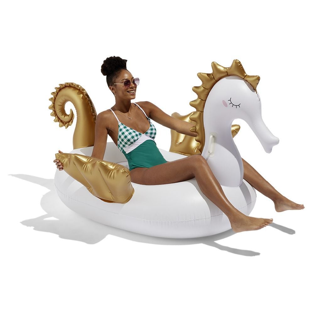 Île gonflable XL hippocampe