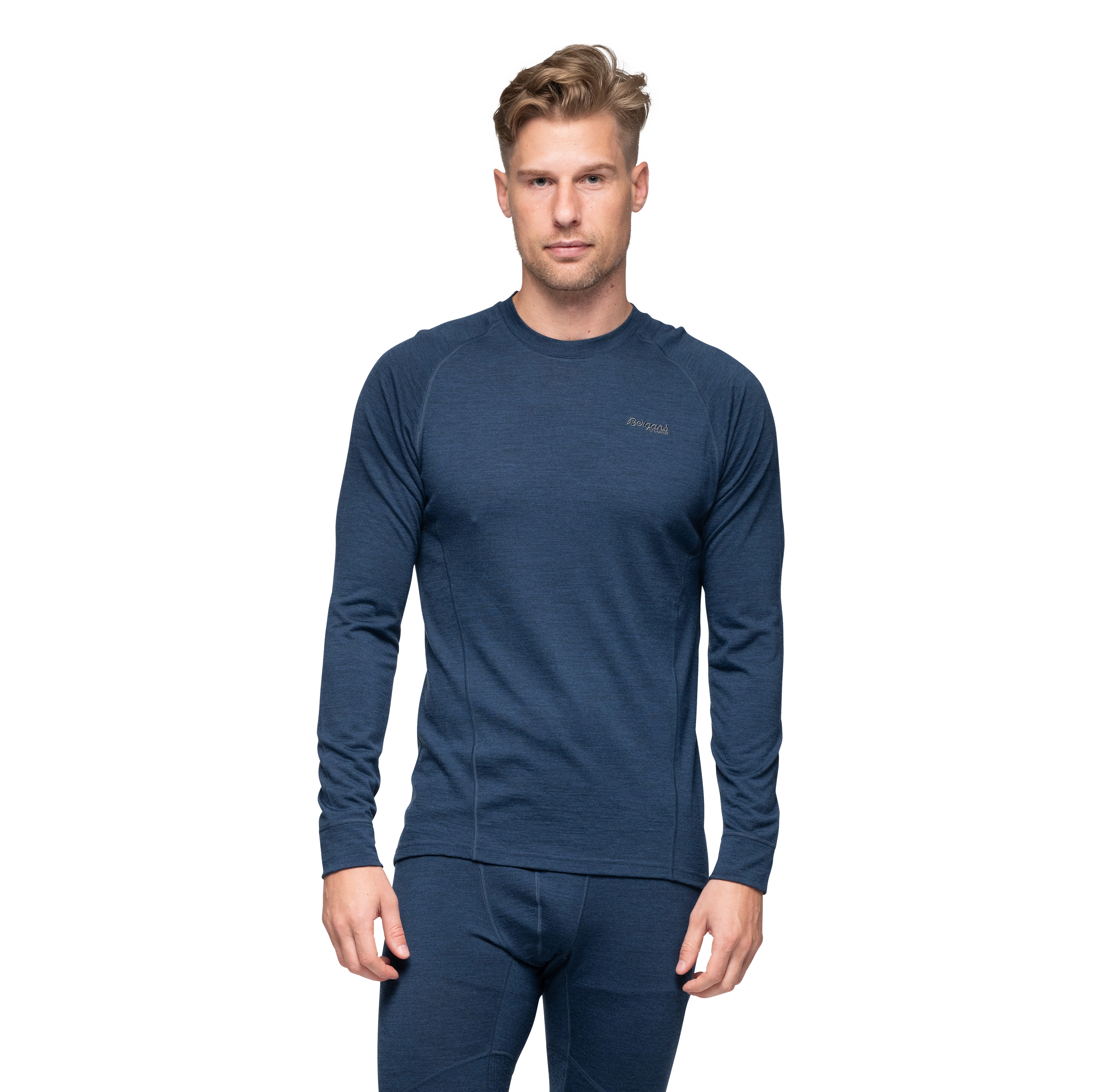 Inner:Pure Merino Long Sleeve Men Navy Blue